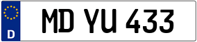 Truck License Plate